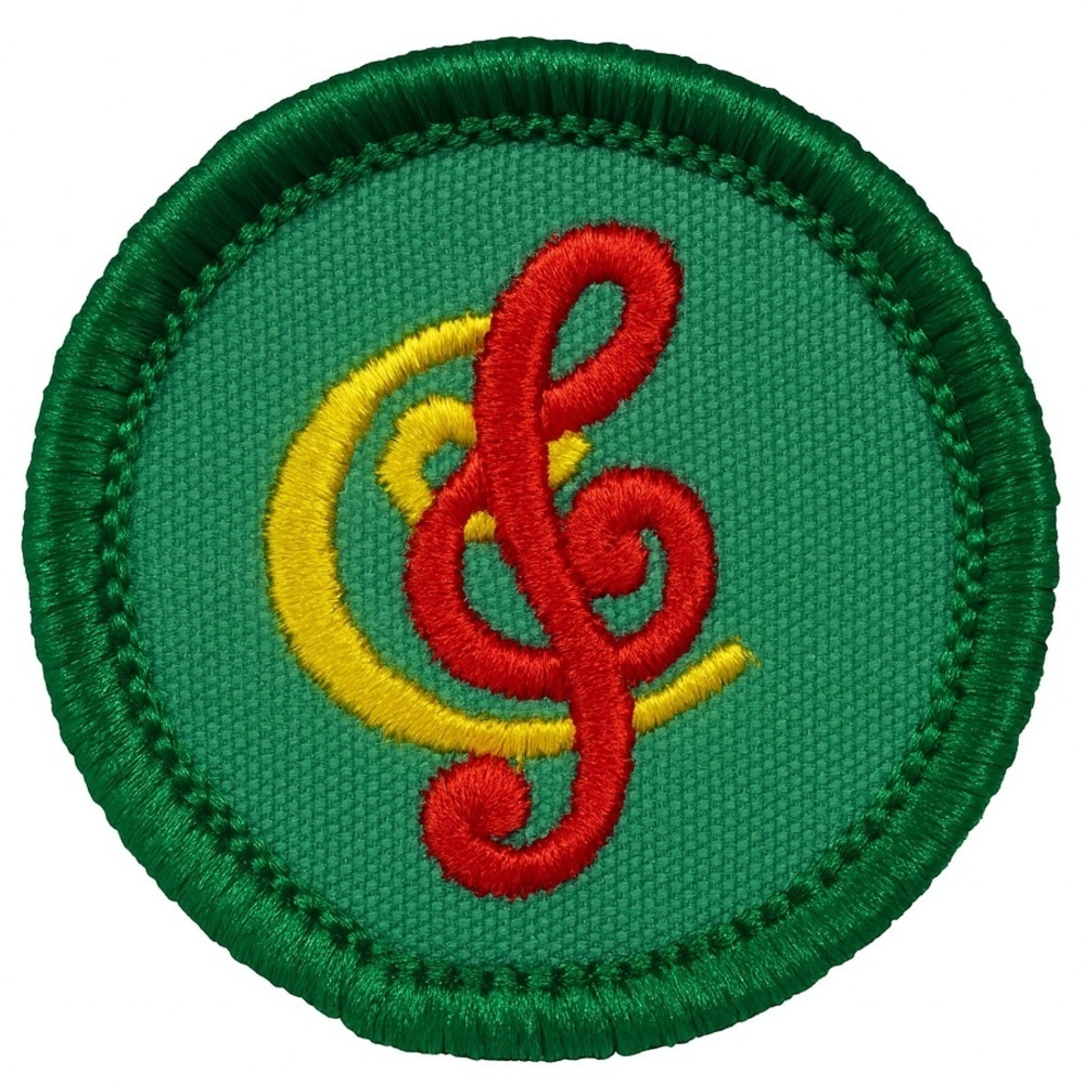 Vintage 1964 Girl Scouts Badge - Round 1.5”